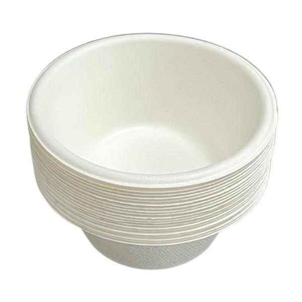 20 Pack Eco Friendly Zafpack Sugarcane Bowls - 240ml