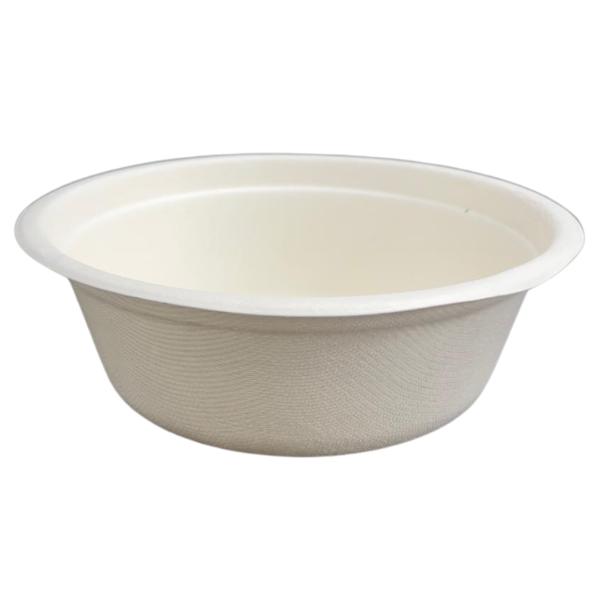 20 Pack Eco Friendly Zafpack Sugarcane Bowls - 500ml