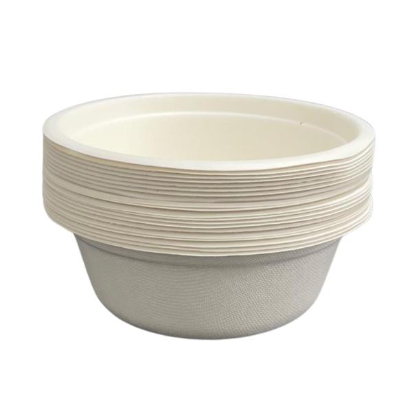 20 Pack Eco Friendly Zafpack Sugarcane Bowls - 500ml