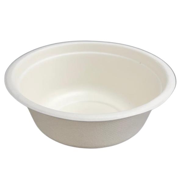 20 Pack Eco Friendly Zafpack Sugarcane Bowls - 500ml