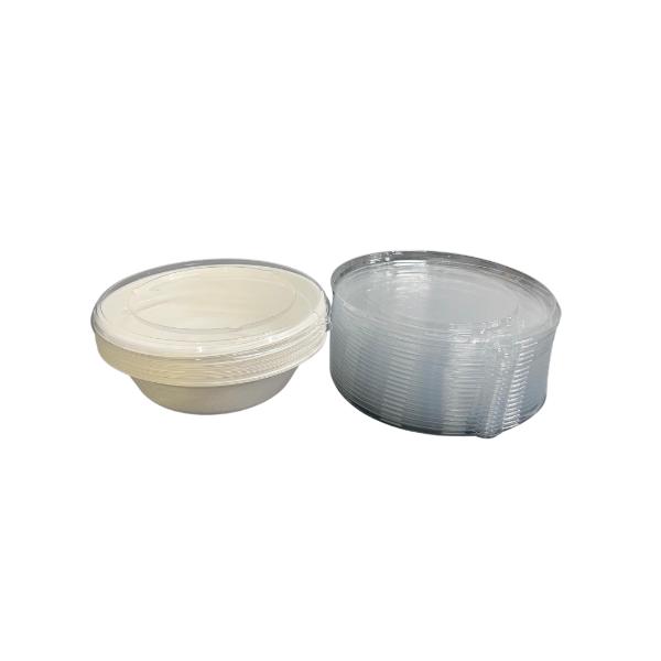 20 Pack Eco Friendly Zafpack Bowl With Pet Flat Lid - 950ml