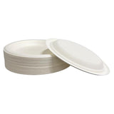 Load image into Gallery viewer, 50 Pack Eco Friendly Zafpack Round Sugarcane Plates - 17.5cm
