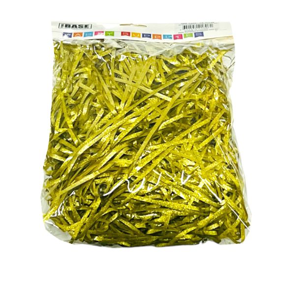 Metallic Lime Shredded Paper - 50g