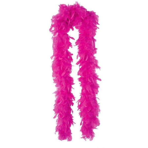 Hot Pink 60g Feather Boa - 150cm