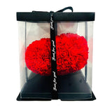 Load image into Gallery viewer, Valentines Red Heart Shape Roses In Box - 25cm
