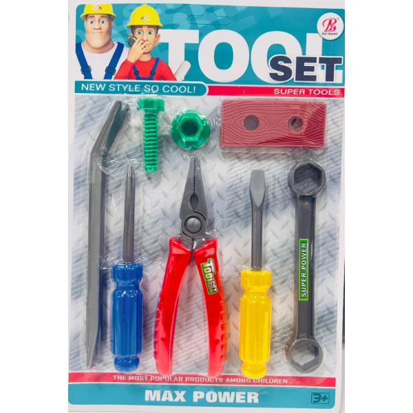 8 Pack Builder Super Tool Kids Toy