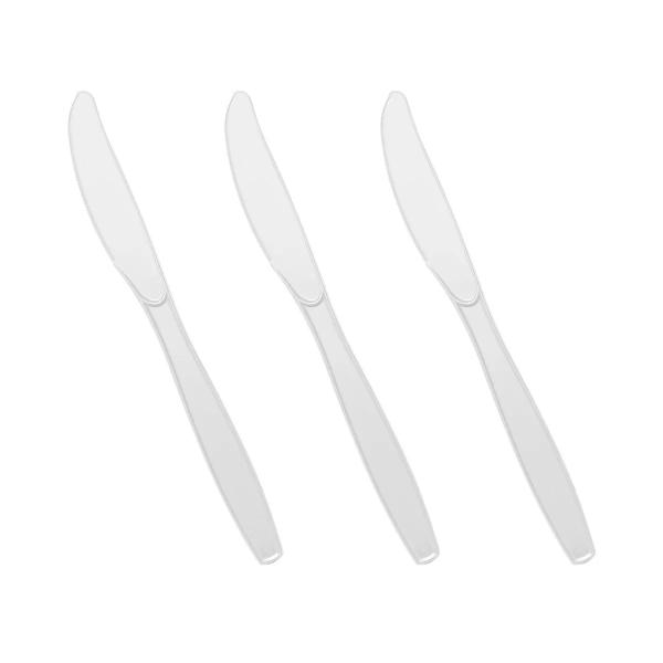 50 Pack White Plastic Knifes