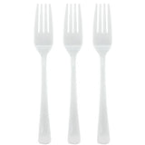 Load image into Gallery viewer, 50 Pack White Plastic Forks
