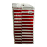 Load image into Gallery viewer, Red Stripe Foil Table Cloth - 137cm x 183cm
