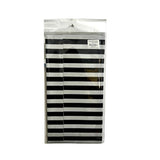 Load image into Gallery viewer, Black Stripe Foil Table Cloth - 137cm x 183cm
