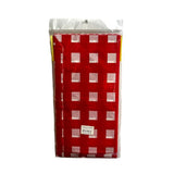 Load image into Gallery viewer, Red Checked Plastic Table Cover - 137cm x 274cm
