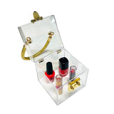 Load image into Gallery viewer, Small Acrylic Box With Gold Handle
