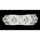 Load image into Gallery viewer, White Macrame Table Runner - 120cm x 25cm

