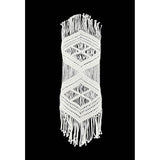 Load image into Gallery viewer, White Macrame Table Runner - 120cm x 25cm
