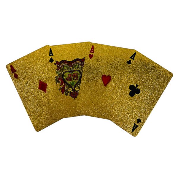 Gold Vegas Playing Cards