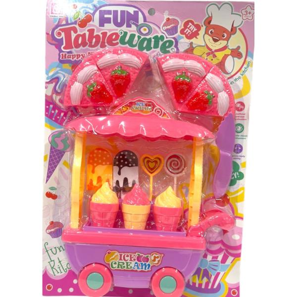 Kids Cupcake & Ice Cream Stand Set