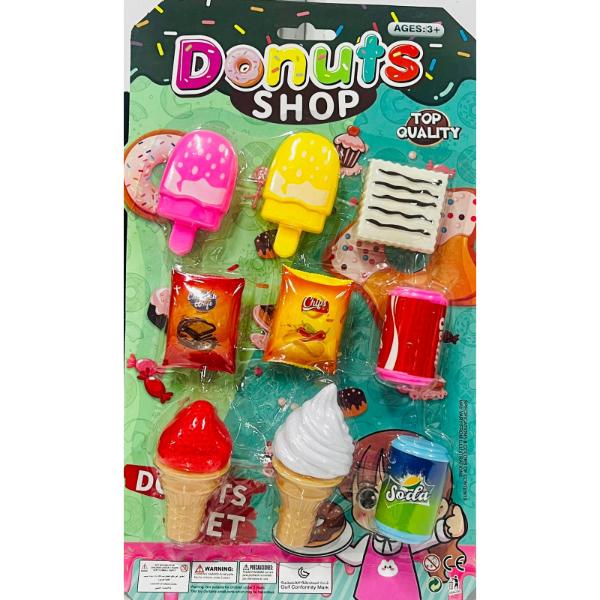 9 Pack Ice Cream Shop Toy