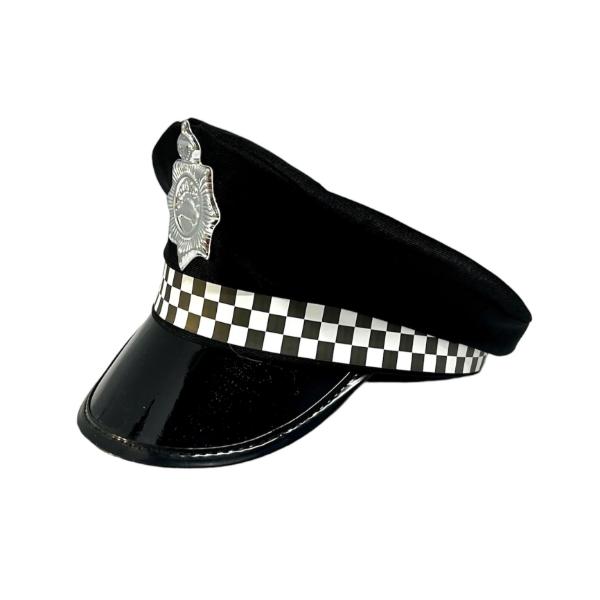 Black Police Hat