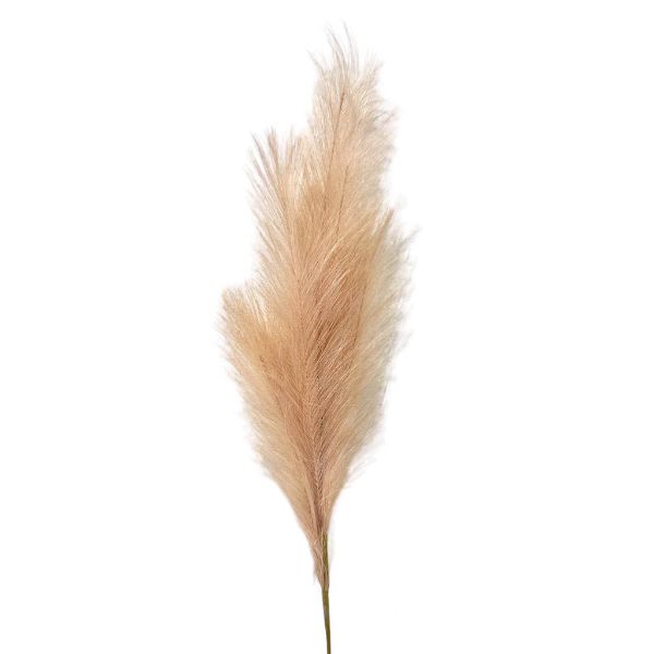 Peach Fake Tall Grass - 80cm