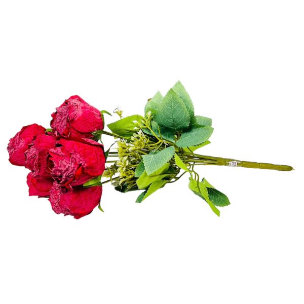 9 Buds Rose Bunch