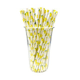 Load image into Gallery viewer, 50 Pack Lemon Straws
