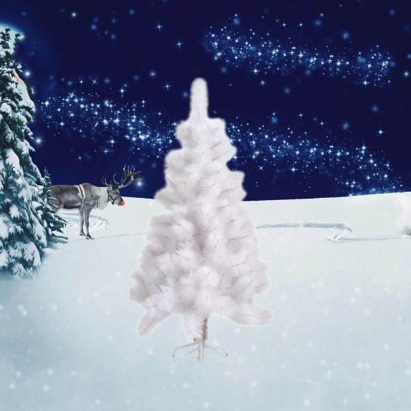 Metal Leg Iridescent Pincone Christmas Tree - 180cm