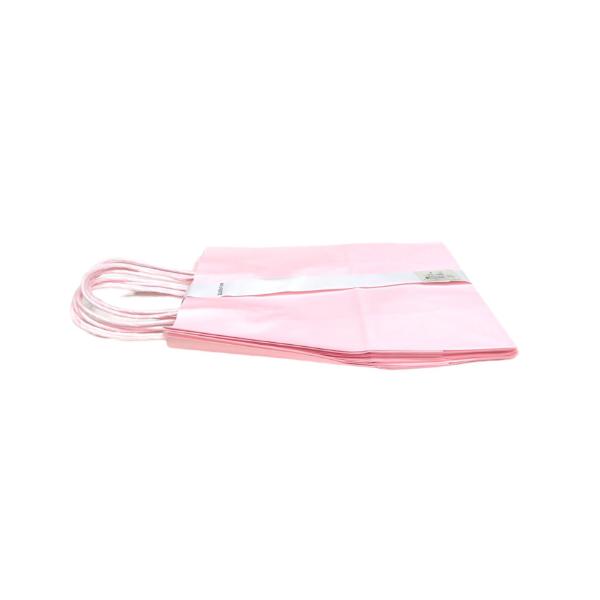 5 Pack Light Pink Kraft Bag - 22cm x 8cm x 11cm