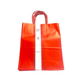 Load image into Gallery viewer, 5 Pack Red Kraft Bag - 22cm x 28cm x 11cm
