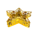 Load image into Gallery viewer, 3 Set Of Ramadan Eid Gold Star Trays
