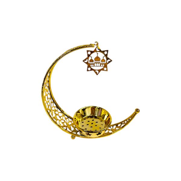 Ramadan Gold Incense Burner - 19cm