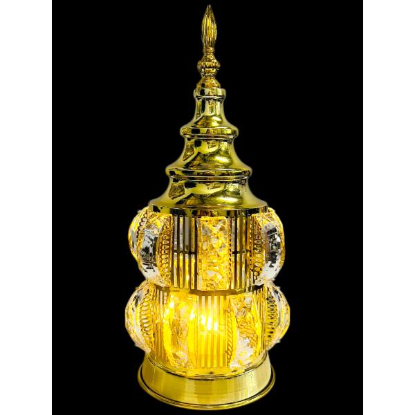 Ramadan Assorted Led Musical Gold Lantern