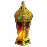 Load image into Gallery viewer, Ramadan Assorted Led Musical Gold Lantern
