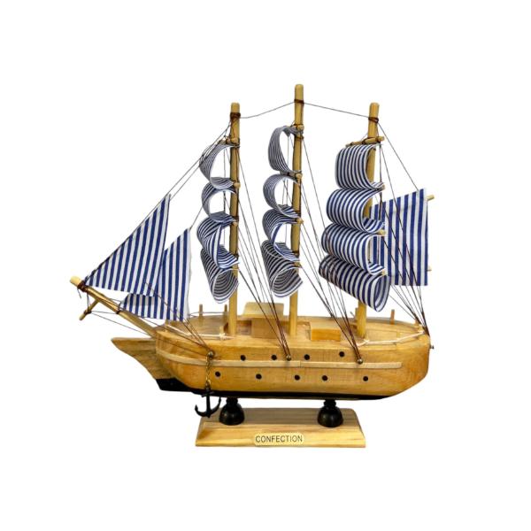 Wooden Old Model Ship - 22cm