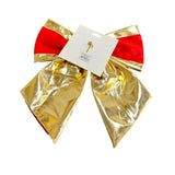 Load image into Gallery viewer, Gold &amp; Red Ribbon Bow - 37cm
