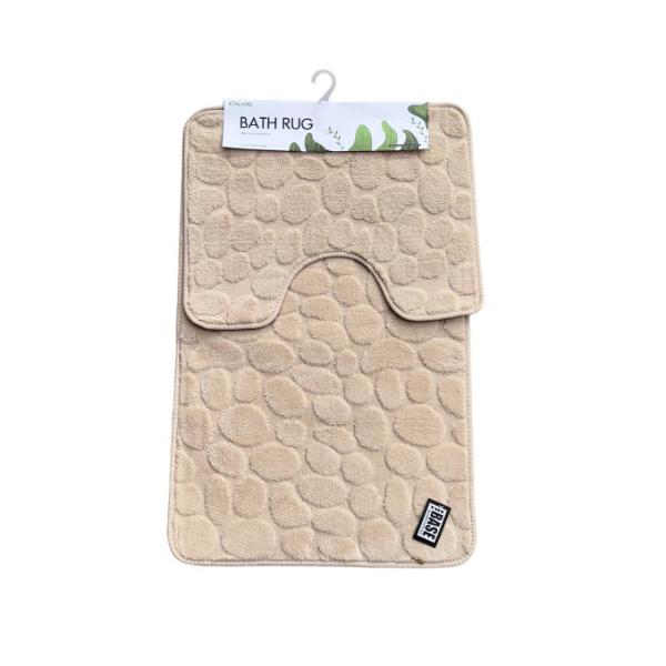 2 Pack Bathroom Mat Set - 50cm x 80cm & 50cm x 40cm