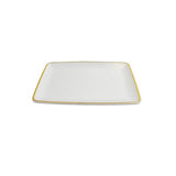 Load image into Gallery viewer, Gold Rim Square Platter - 27cm
