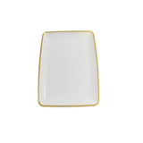 Load image into Gallery viewer, Gold Rim Square Platter - 27cm
