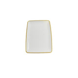 Load image into Gallery viewer, Gold Rim Square Platter - 27cm
