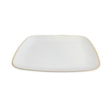 Load image into Gallery viewer, Gold Rim Square Platter - 35cm
