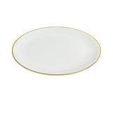 Load image into Gallery viewer, Gold Rim Round Platter - 35cm
