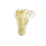 Load image into Gallery viewer, 20 Pack Gold Glitter Reusable Spoon
