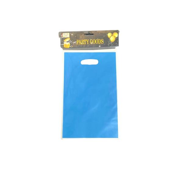 10 Pack Assorted Solid Colour Loot Bags - 16cm x 25cm