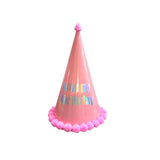 Load image into Gallery viewer, Pastel Tall Party Hat With Pom Pom - 30cm
