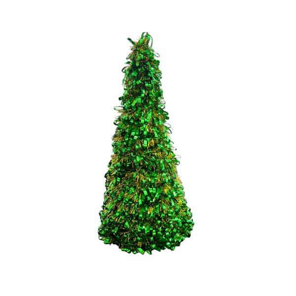 Assorted Christmas Table Top Tinsel Tree - 50cm