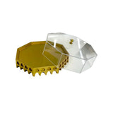 Load image into Gallery viewer, Gold Archway Round Food Tray With Lid
