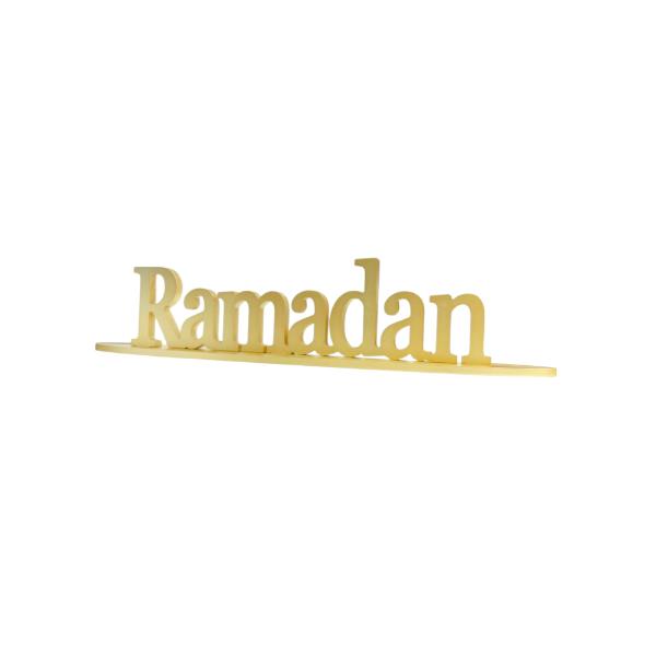 Gold Ramadan Board Table Top Decor