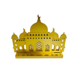 Load image into Gallery viewer, Gold Mosque Building Board Table Top Decor
