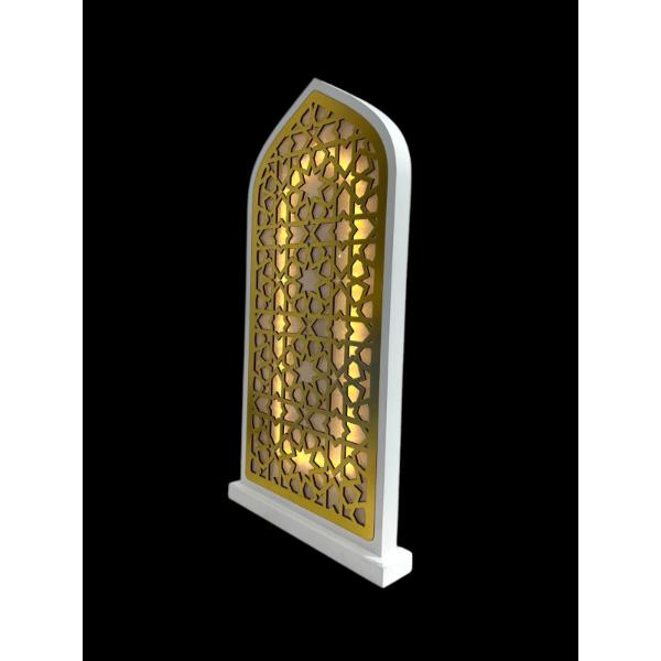 White Gold Led Door Arch - 62cm