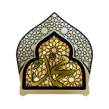 Load image into Gallery viewer, Gold &amp; Black Arch Led Name Mohammad Hanging Wall Decor
