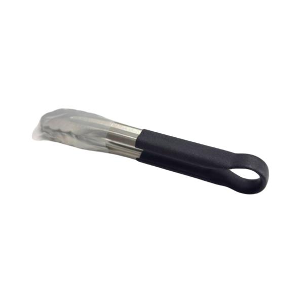 Stainless Steel Tong With Black Silicon Handle - 22cm